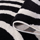 The Rugs Joli Striped Black & White Rug