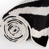 The Rugs Joli Striped Black & White Rug