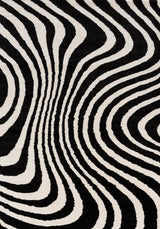 The Rugs Joli Striped Black & White Rug