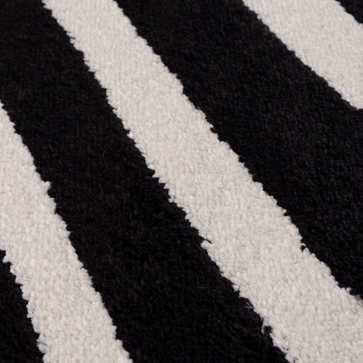 The Rugs Joli Striped Black & White Rug