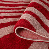 The Rugs Joli Striped Red Pink Rug