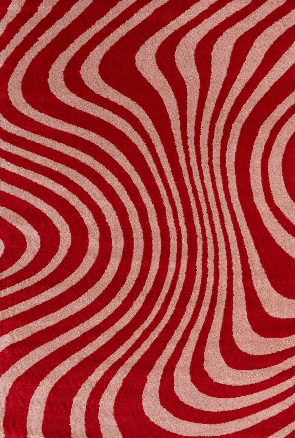 The Rugs Joli Striped Red Pink Rug