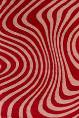 The Rugs Joli Striped Red Pink Rug