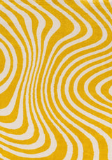 The Rugs Joli Striped Yellow White Rug
