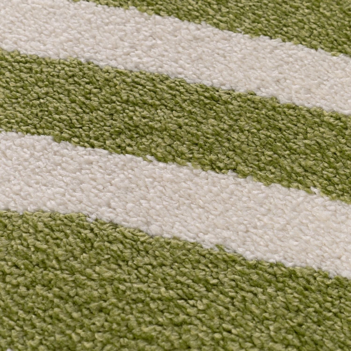 The Rugs Joli Striped Green White Rug