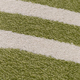 The Rugs Joli Striped Green White Rug