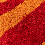 The Rugs Joli Striped Red Orange Rug