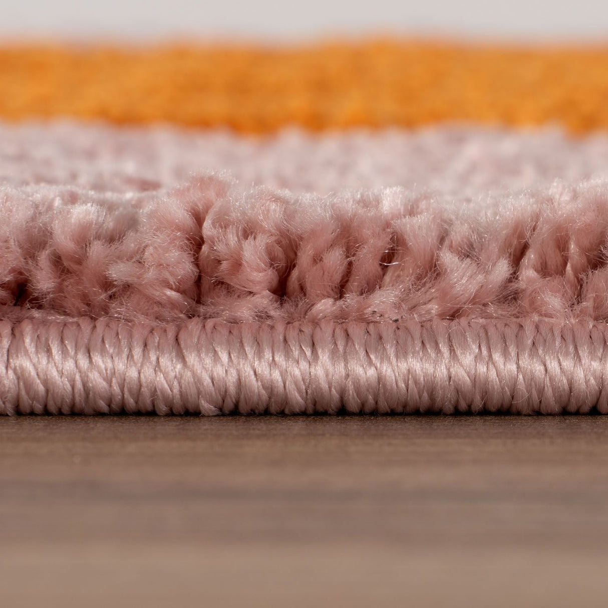 The Rugs Joli Striped Orange Pink Rug