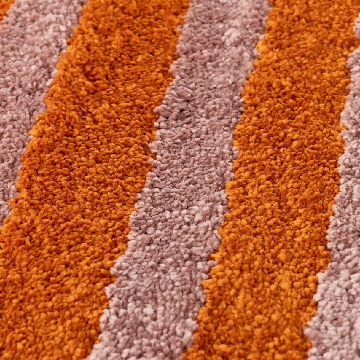 The Rugs Joli Striped Orange Pink Rug
