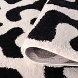 The Rugs Joli Doodle Black White Rug