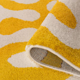 The Rugs Joli Doodle Yellow White Rug