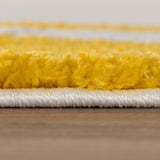 The Rugs Joli Doodle Yellow White Rug