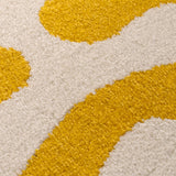 The Rugs Joli Doodle Yellow White Rug