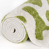 The Rugs Joli Doodle Green White Rug