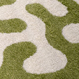 The Rugs Joli Doodle Green White Rug