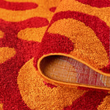 The Rugs Joli Doodle Red Orange Rug