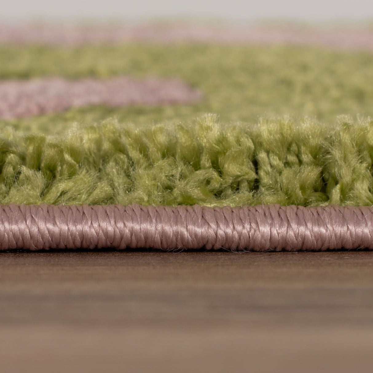 The Rugs Joli Doodle Green Pink Rug