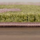The Rugs Joli Doodle Green Pink Rug