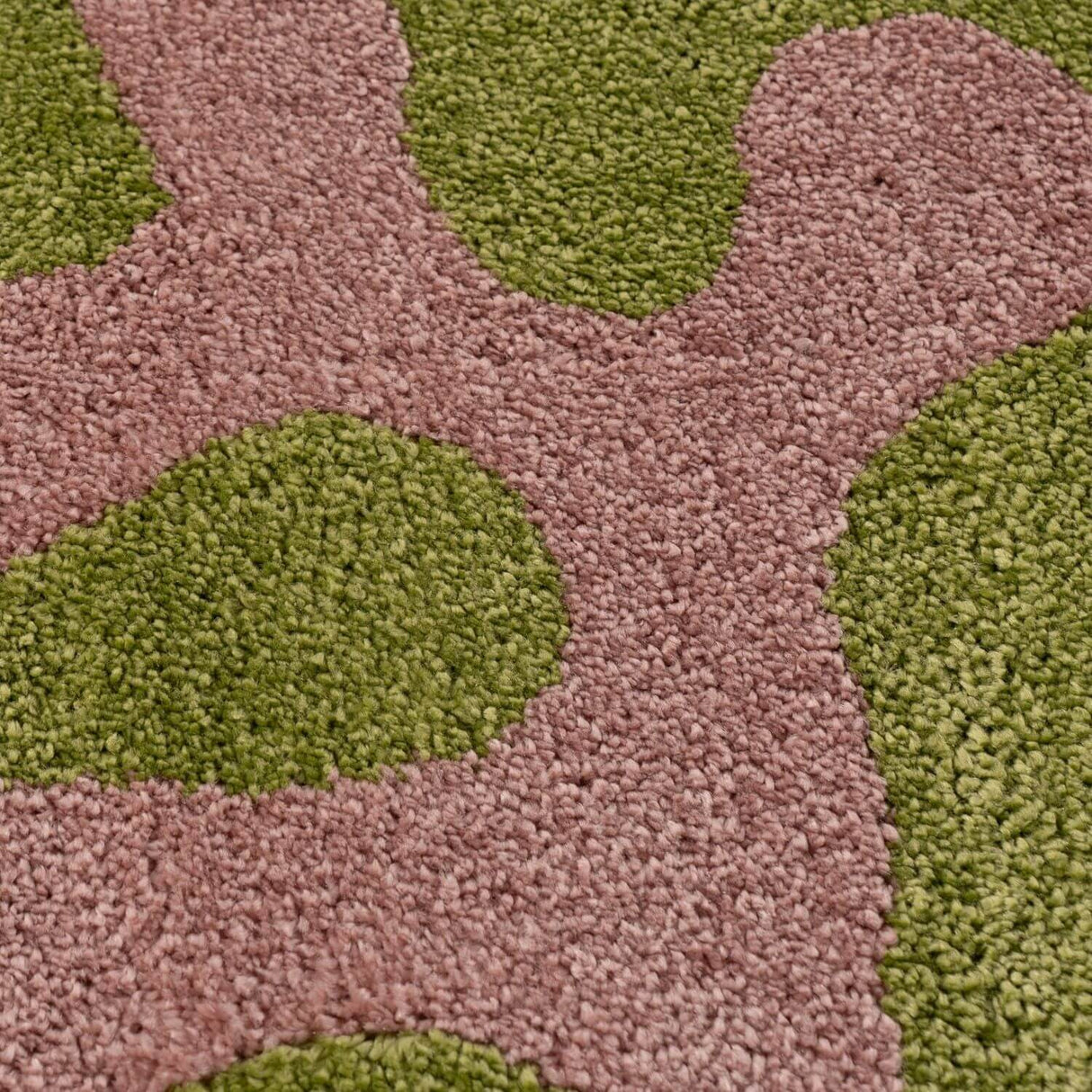 The Rugs Joli Doodle Green Pink Rug
