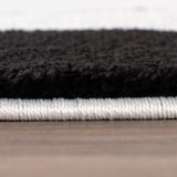 The Rugs Joli Checkered Black White Rug
