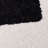 The Rugs Joli Checkered Black White Rug