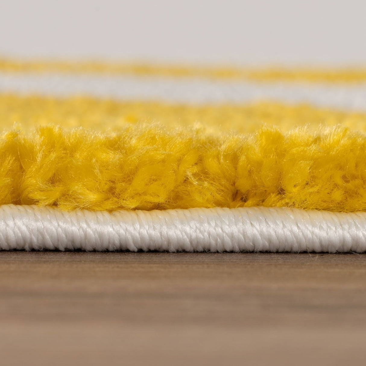 The Rugs Joli Checkered Yellow White Rug