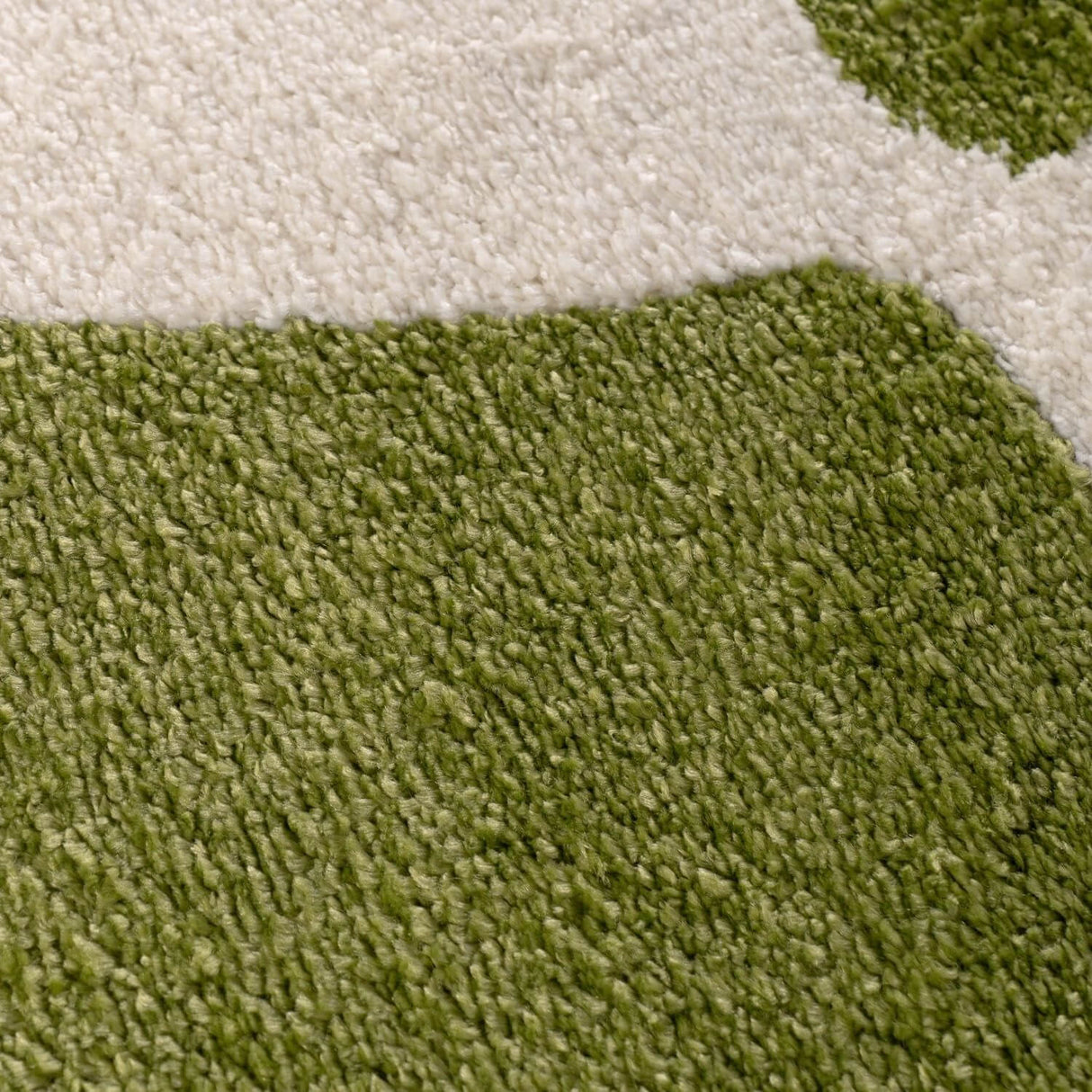 The Rugs Joli Checkered Green White Rug