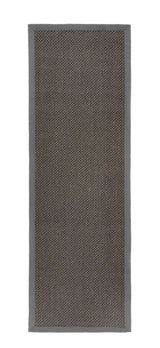 The Rugs Bordered Dark Grey Non-Slip Sisal Rug