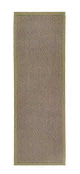 Bordered Sage Green Non-Slip Sisal Rug by The Rugs