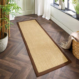 Bordered Natural Non‑Slip Sisal Rug by The Rugs