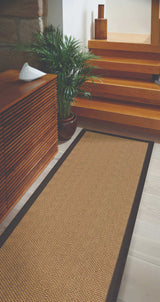 Bordered Natural Non‑Slip Sisal Rug by The Rugs
