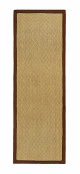 Bordered Natural Non‑Slip Sisal Rug by The Rugs