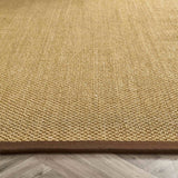 Bordered Natural Non‑Slip Sisal Rug by The Rugs