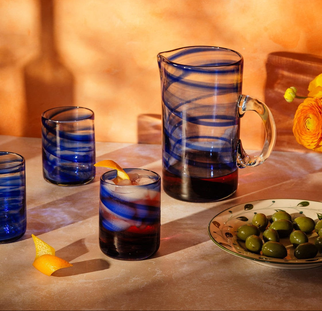 Casa by Josephine Jenno Daphne Jug - Blue