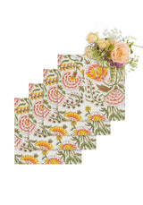 Casa by Josephine Jenno Juliette's Floral Table Napkin - Set of 4