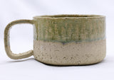 Bianca Grande Handmade Milled Stoneware Big Ceramic Mug