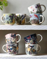Kew Gardens Bee Floral White Mug