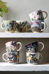 Kew Gardens Fruit and Floral Green Mug