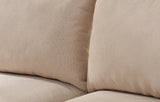 MINT Outdoor Kiki Beige 3 Seater Organic Garden Chaise Sofa