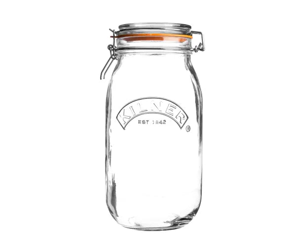 Kilner Clip Top Round Jar, 3 Litre