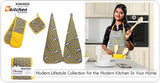 5 Pack Kitchen Sets Apron + Oven Gloves + Towel Set + Pot Holder by OLIVIA ROCCO