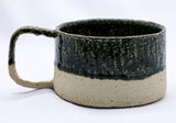 Bluverde Grande Handmade Milled Stoneware Big Ceramic Mug