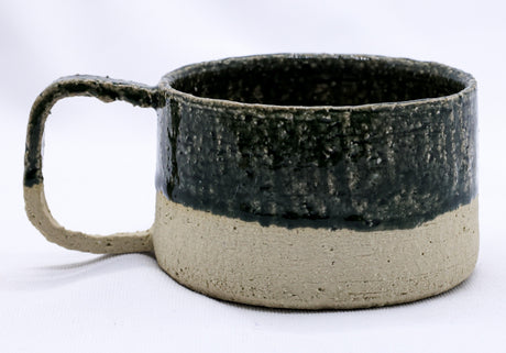 Bluverde Grande Handmade Milled Stoneware Big Ceramic Mug