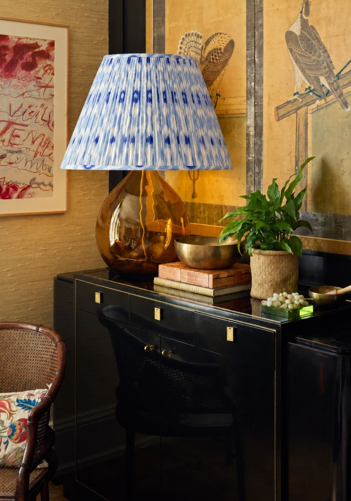 Casa by Josephine Jenno Poppy’s Amber Recycled Glass Lamp Base