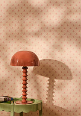 Penny Ribbed Lamp Terracotta by Casa by Josephine Jenno