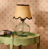Casa by Josephine Jenno Chocolate Brown Jute Scallop Lampshade