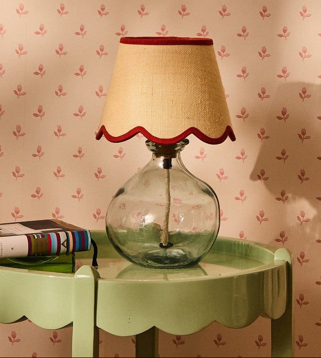 Casa by Josephine Jenno Sweet Red Trim Lampshade