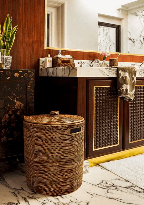 Casa by Josephine Jenno Handwoven Luxe Washing Hamper