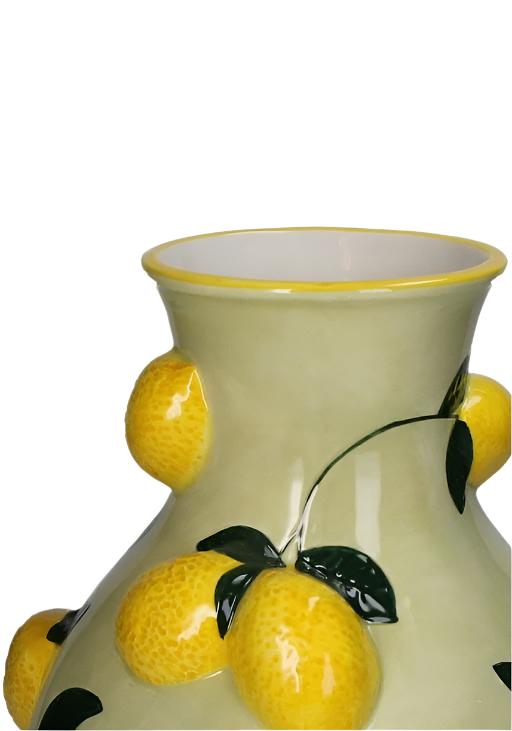 Casa by Josephine Jenno Lemon on Stoneware Vase
