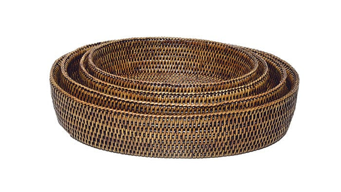 Casa by Josephine Jenno Lil Oval Rattan Bowl